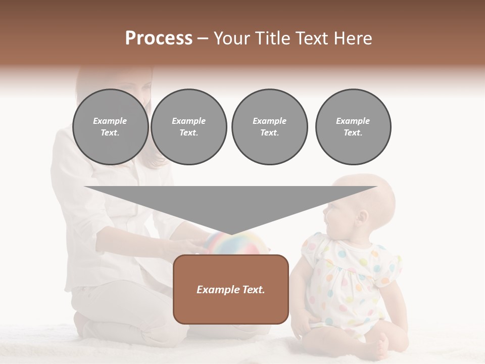 Girl Mama Baby PowerPoint Template