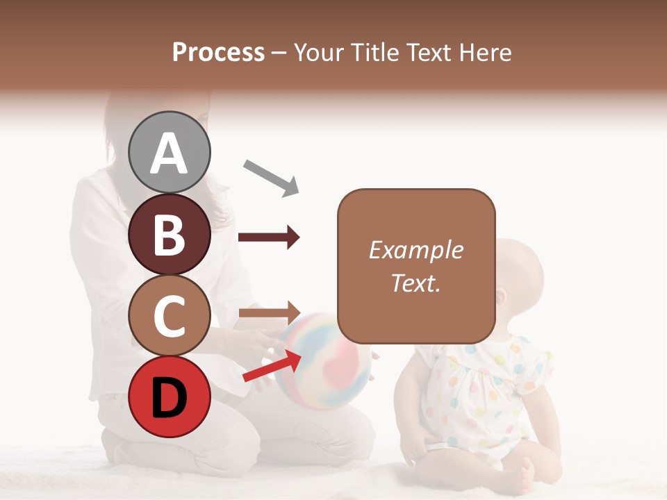 Girl Mama Baby PowerPoint Template