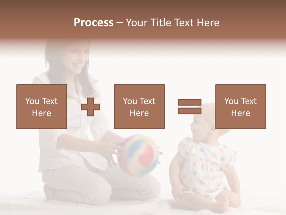 Girl Mama Baby PowerPoint Template