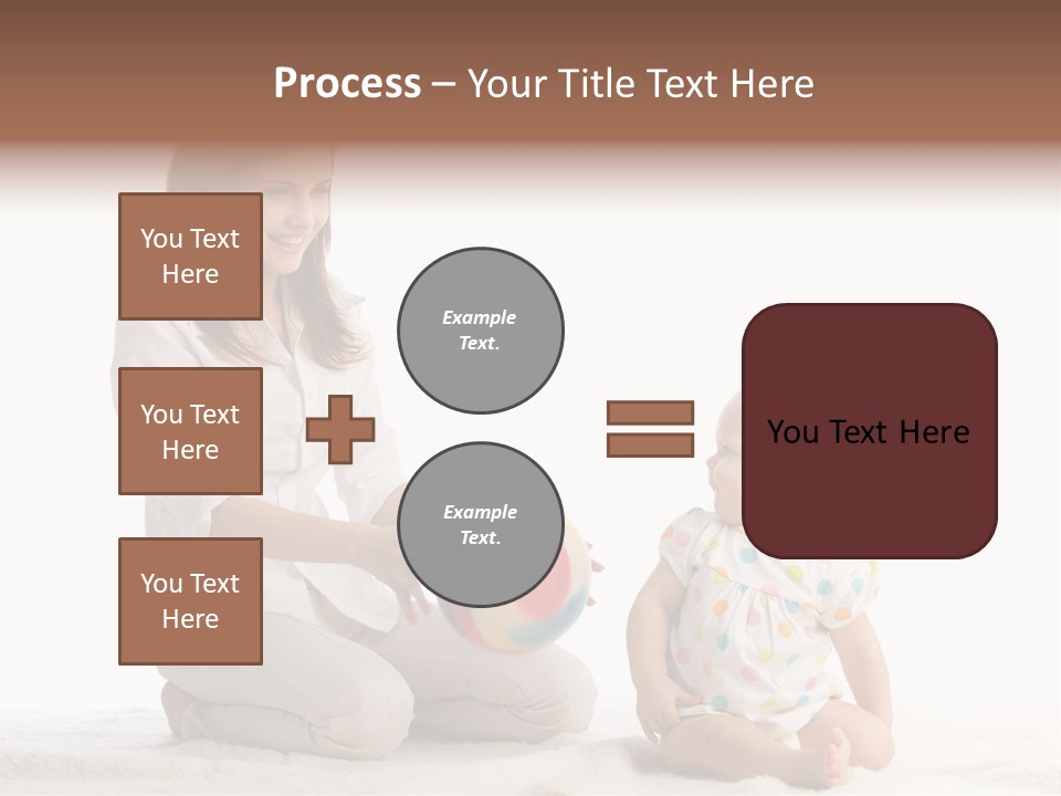 Girl Mama Baby PowerPoint Template