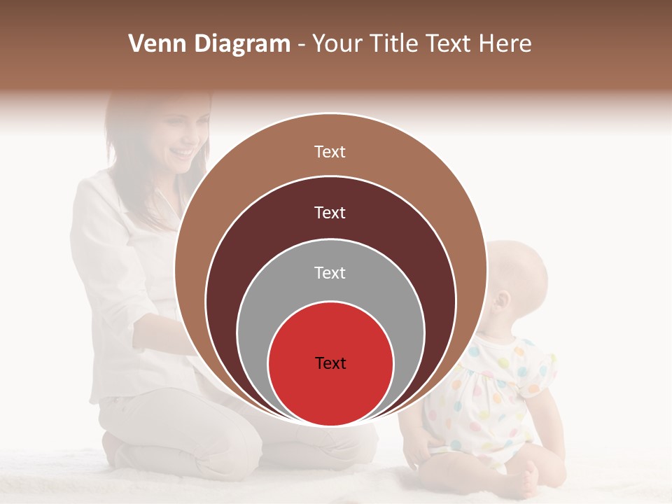 Girl Mama Baby PowerPoint Template