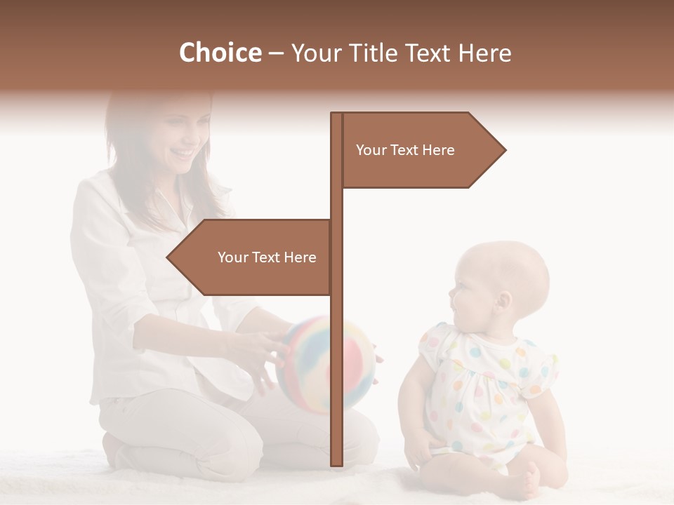 Girl Mama Baby PowerPoint Template
