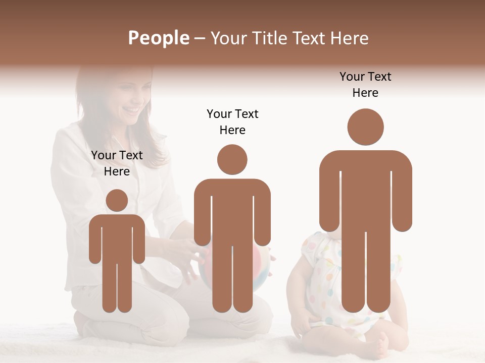 Girl Mama Baby PowerPoint Template