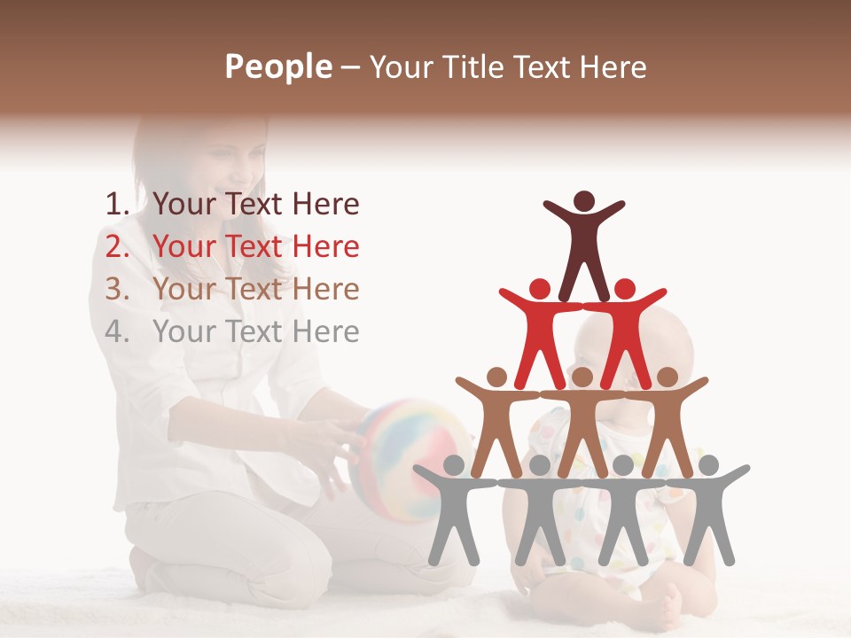 Girl Mama Baby PowerPoint Template