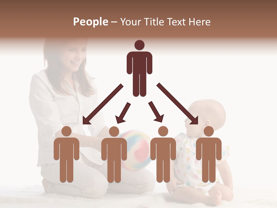 Girl Mama Baby PowerPoint Template