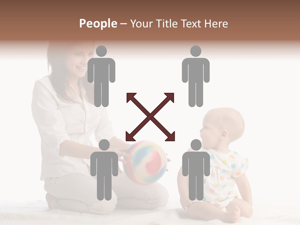 Girl Mama Baby PowerPoint Template
