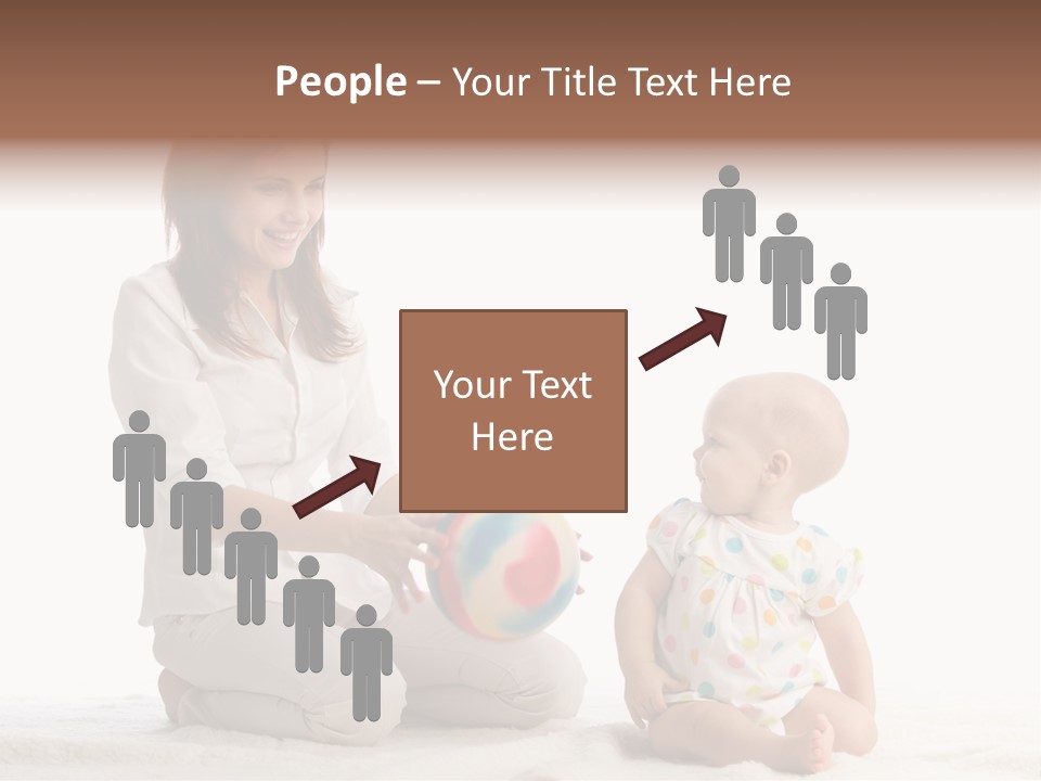 Girl Mama Baby PowerPoint Template