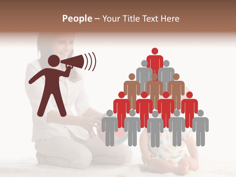 Girl Mama Baby PowerPoint Template