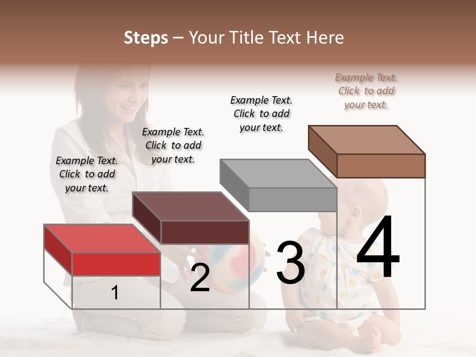 Girl Mama Baby PowerPoint Template