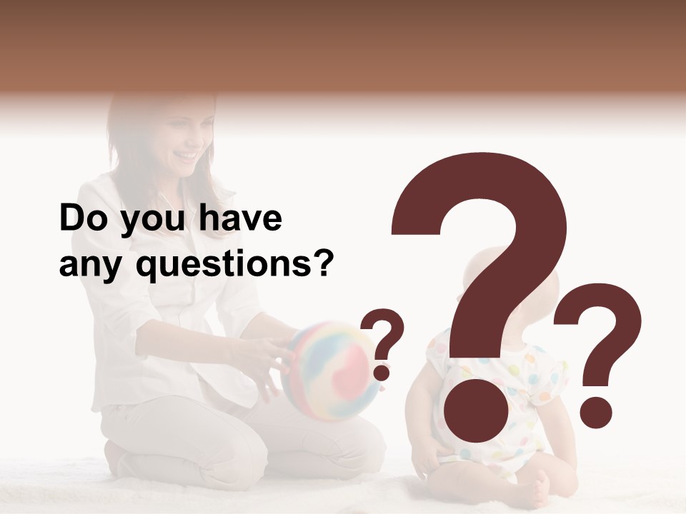 Girl Mama Baby PowerPoint Template