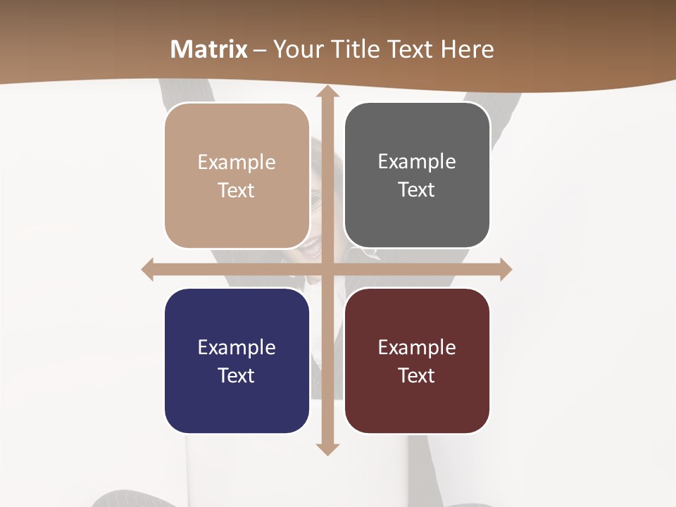 Adult Lotus Businesswoman PowerPoint Template