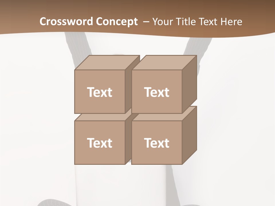 Adult Lotus Businesswoman PowerPoint Template