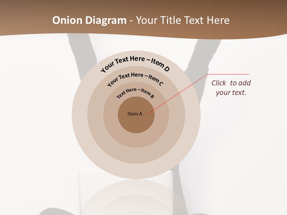 Adult Lotus Businesswoman PowerPoint Template