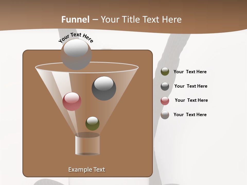 Adult Lotus Businesswoman PowerPoint Template