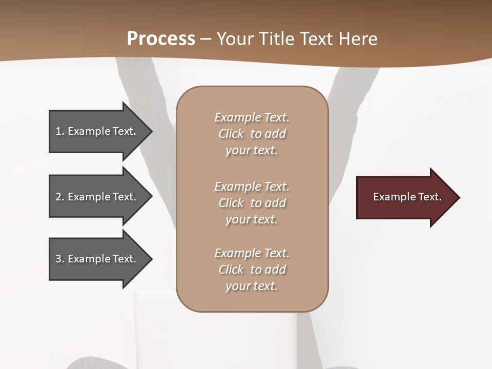 Adult Lotus Businesswoman PowerPoint Template