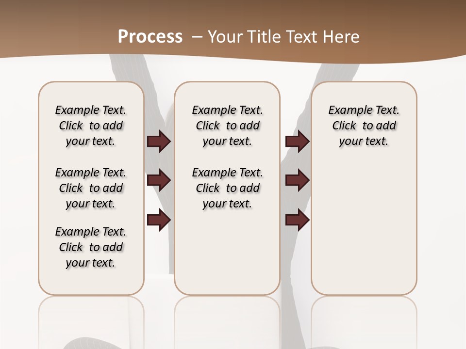 Adult Lotus Businesswoman PowerPoint Template