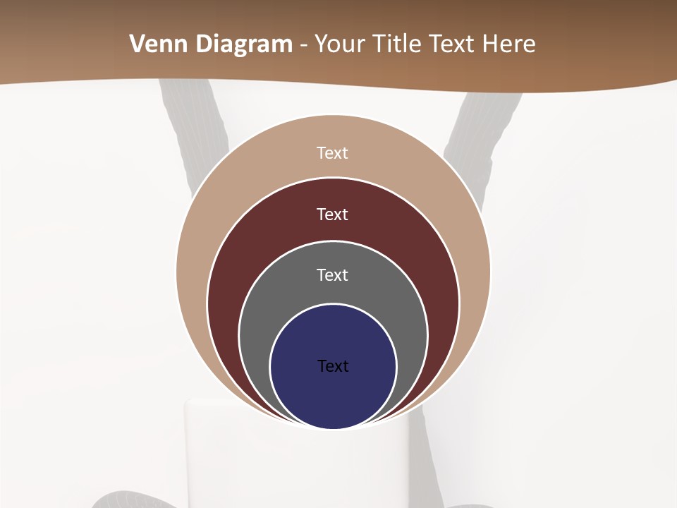 Adult Lotus Businesswoman PowerPoint Template