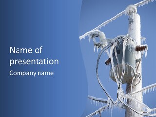 Icicle High Transformer PowerPoint Template