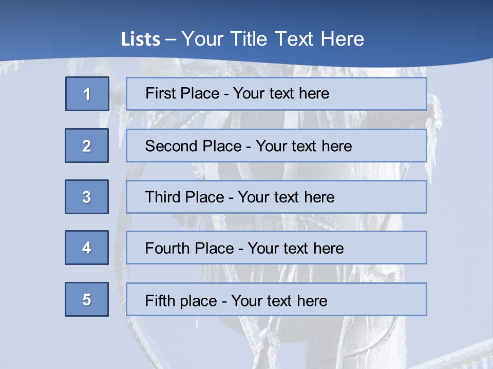 Icicle High Transformer PowerPoint Template