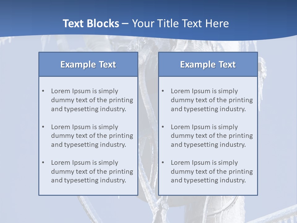 Icicle High Transformer PowerPoint Template