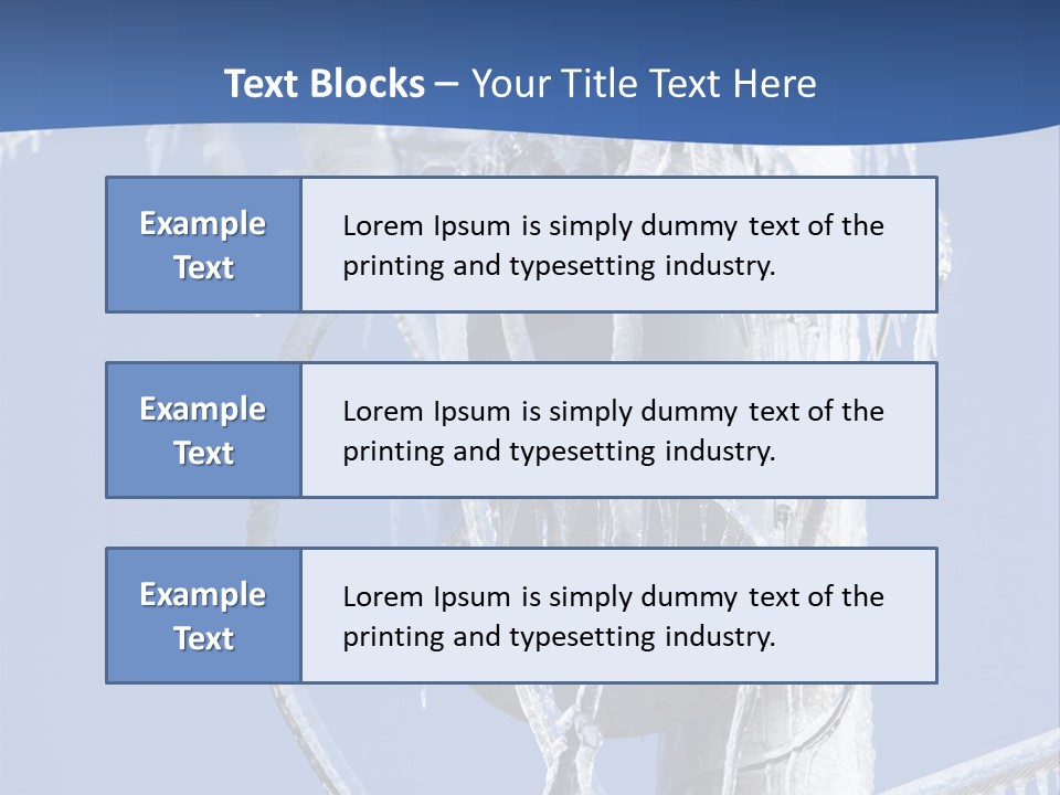 Icicle High Transformer PowerPoint Template
