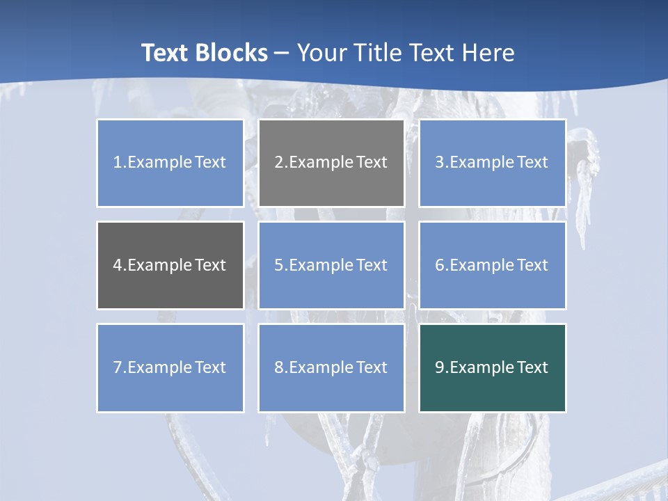 Icicle High Transformer PowerPoint Template
