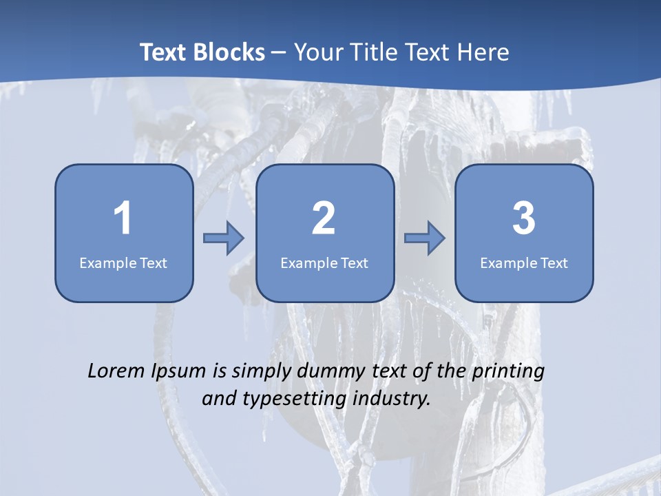 Icicle High Transformer PowerPoint Template
