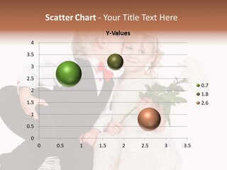 A Little Boy And A Little Girl Kissing Each Other PowerPoint Template