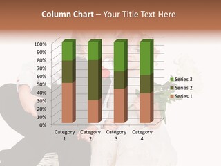 A Little Boy And A Little Girl Kissing Each Other PowerPoint Template