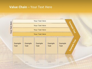 A Pulled Pork Sandwich With Pickles On A Plate PowerPoint Template