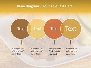 A Pulled Pork Sandwich With Pickles On A Plate PowerPoint Template