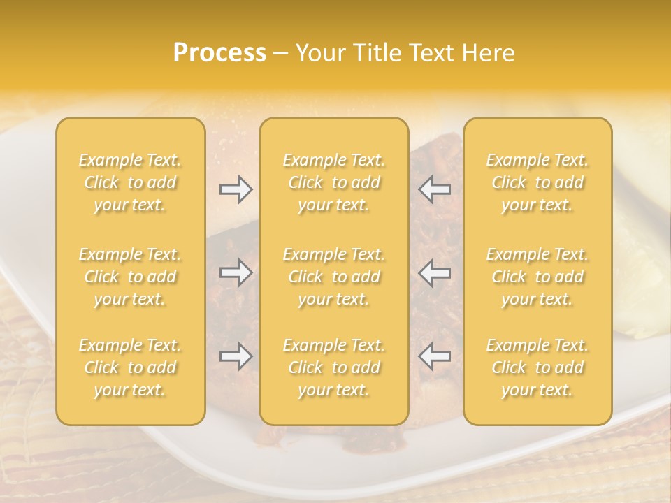 A Pulled Pork Sandwich With Pickles On A Plate PowerPoint Template
