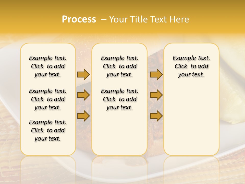 A Pulled Pork Sandwich With Pickles On A Plate PowerPoint Template
