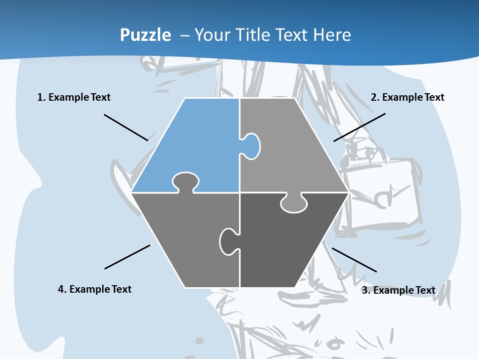 A Man With A Briefcase Standing On Top Of A Cliff PowerPoint Template