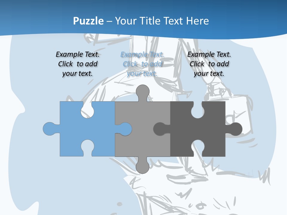 A Man With A Briefcase Standing On Top Of A Cliff PowerPoint Template