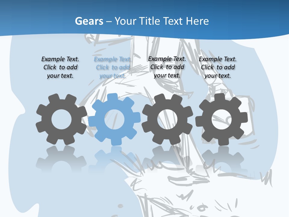 A Man With A Briefcase Standing On Top Of A Cliff PowerPoint Template