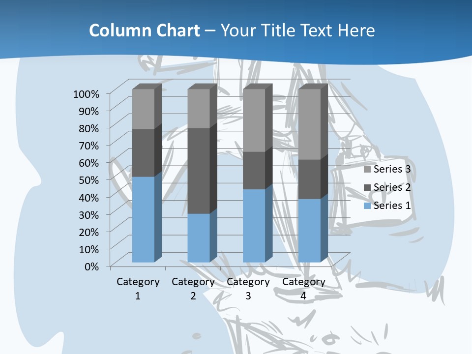 A Man With A Briefcase Standing On Top Of A Cliff PowerPoint Template