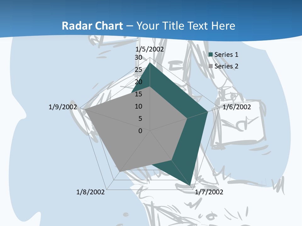 A Man With A Briefcase Standing On Top Of A Cliff PowerPoint Template
