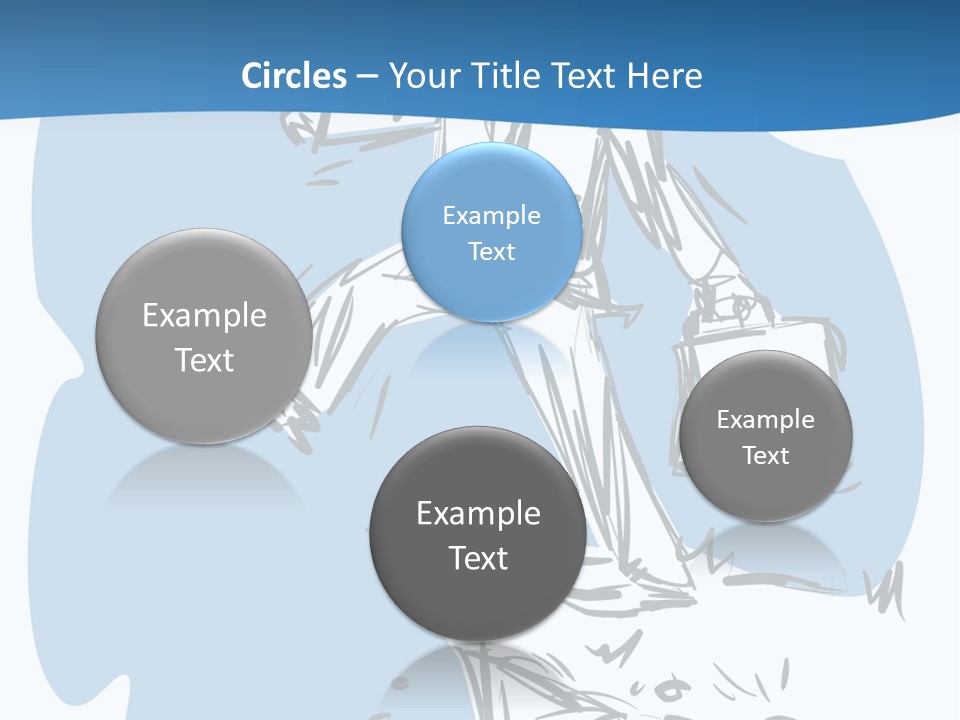 A Man With A Briefcase Standing On Top Of A Cliff PowerPoint Template