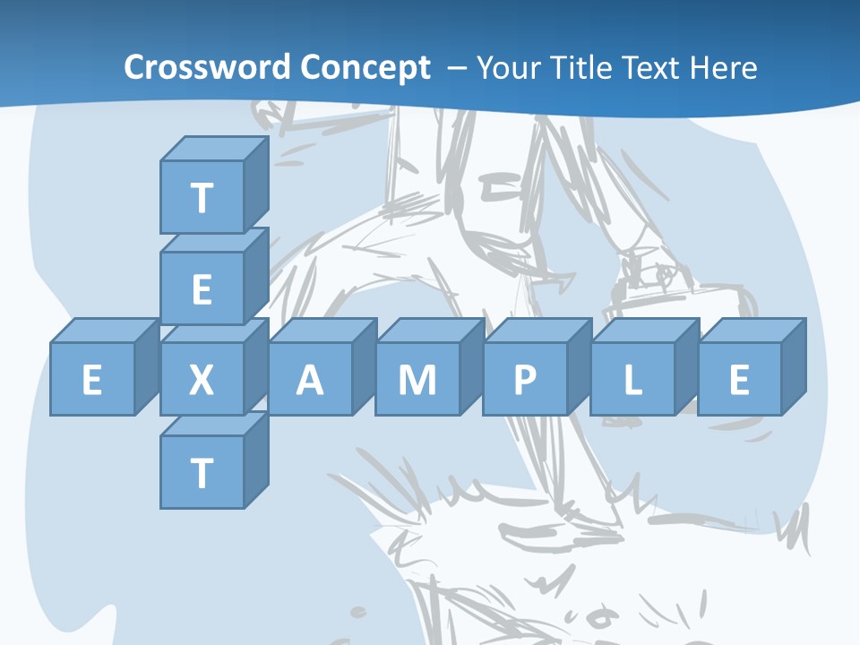 A Man With A Briefcase Standing On Top Of A Cliff PowerPoint Template