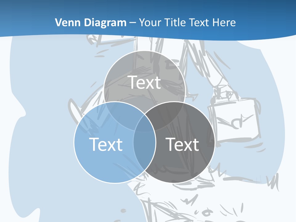 A Man With A Briefcase Standing On Top Of A Cliff PowerPoint Template