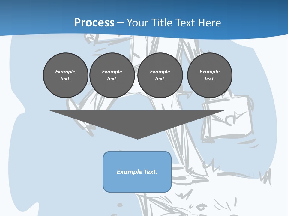 A Man With A Briefcase Standing On Top Of A Cliff PowerPoint Template