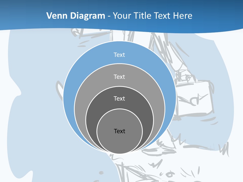 A Man With A Briefcase Standing On Top Of A Cliff PowerPoint Template