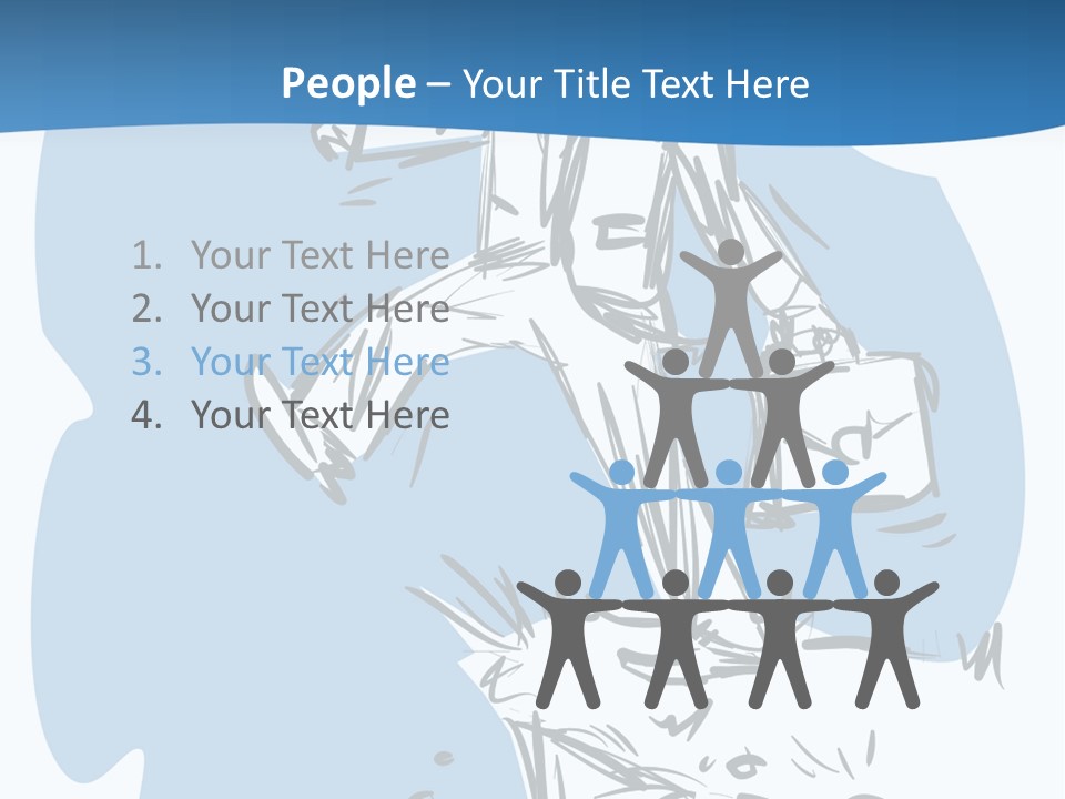 A Man With A Briefcase Standing On Top Of A Cliff PowerPoint Template