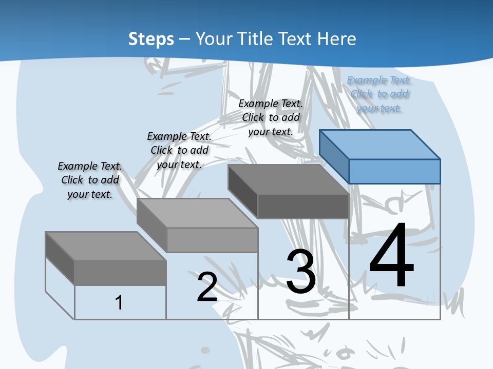 A Man With A Briefcase Standing On Top Of A Cliff PowerPoint Template