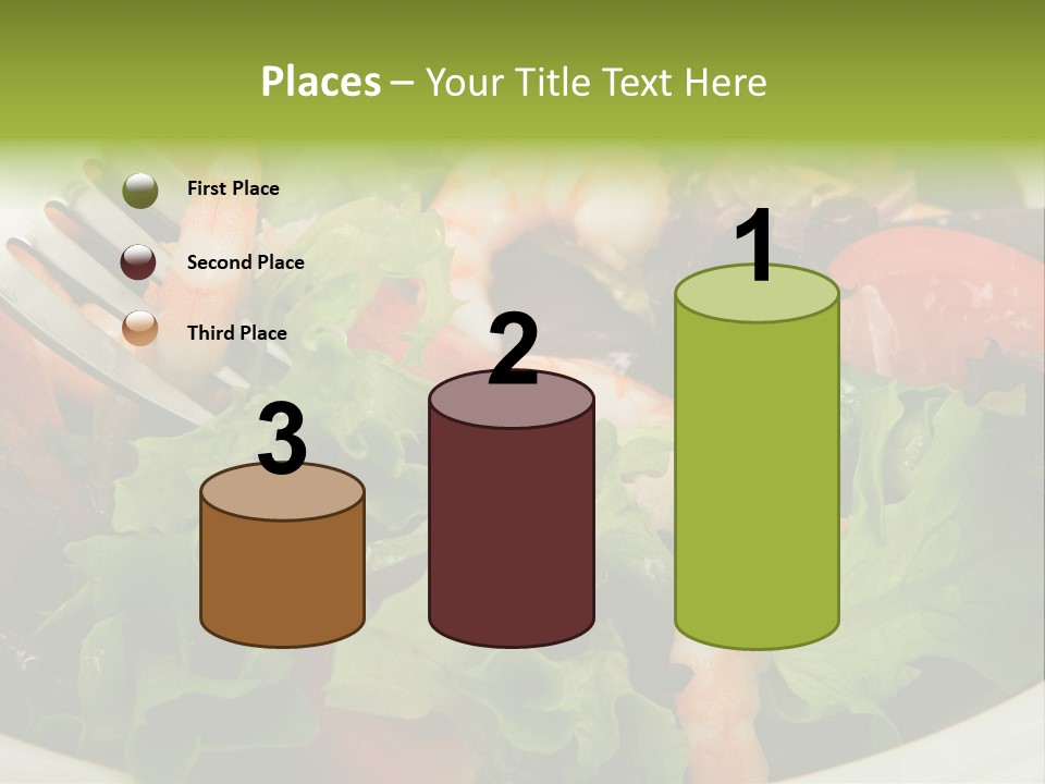 Lunch Eating Isolated PowerPoint Template