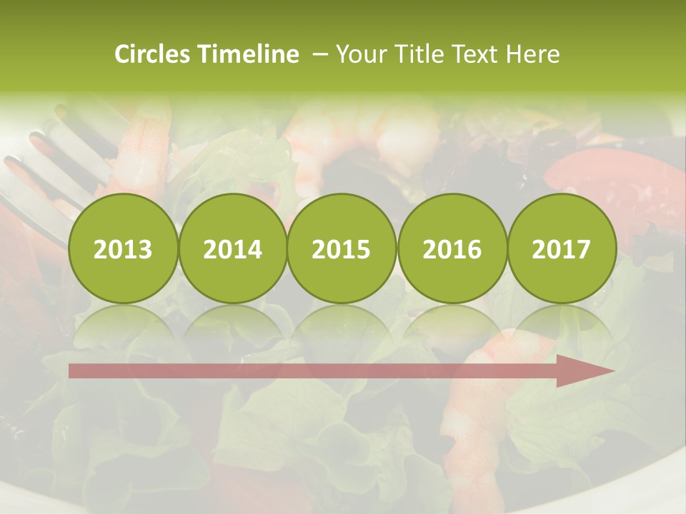 Lunch Eating Isolated PowerPoint Template