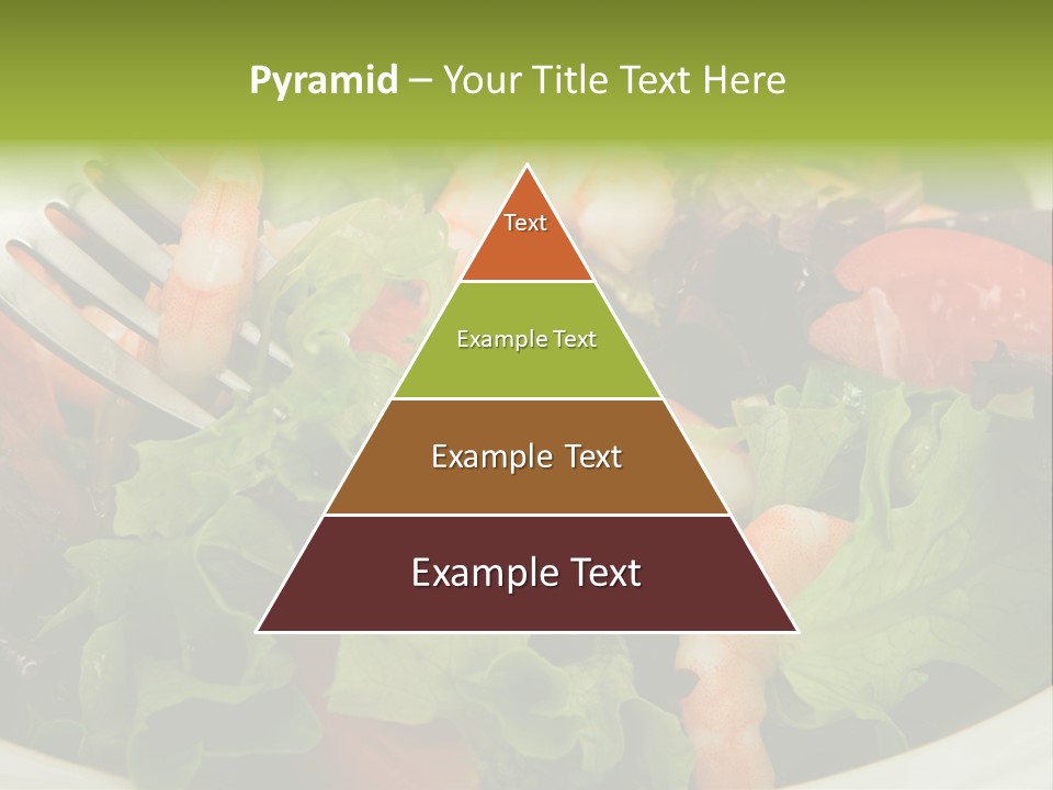 Lunch Eating Isolated PowerPoint Template