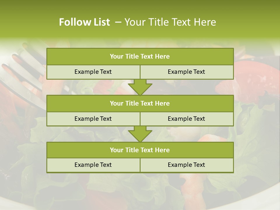 Lunch Eating Isolated PowerPoint Template