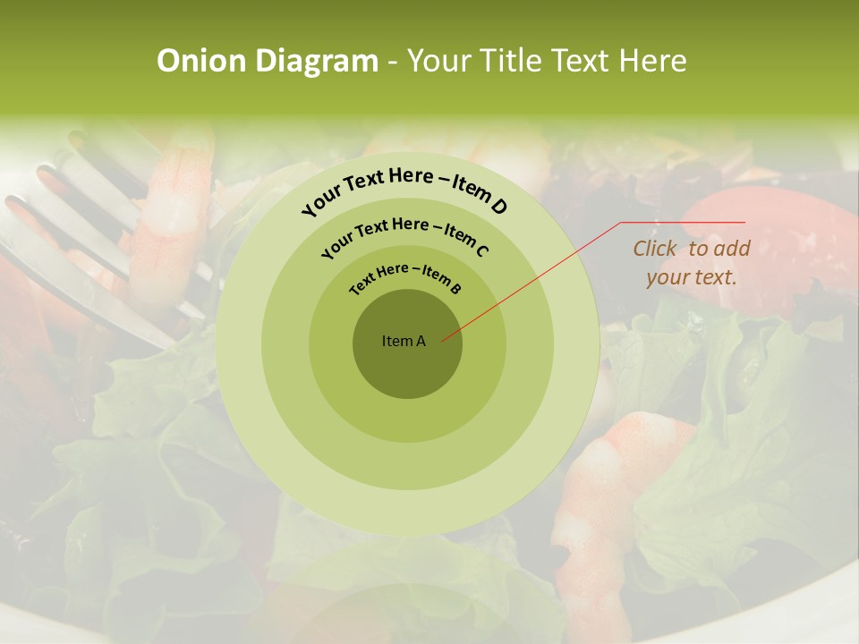 Lunch Eating Isolated PowerPoint Template